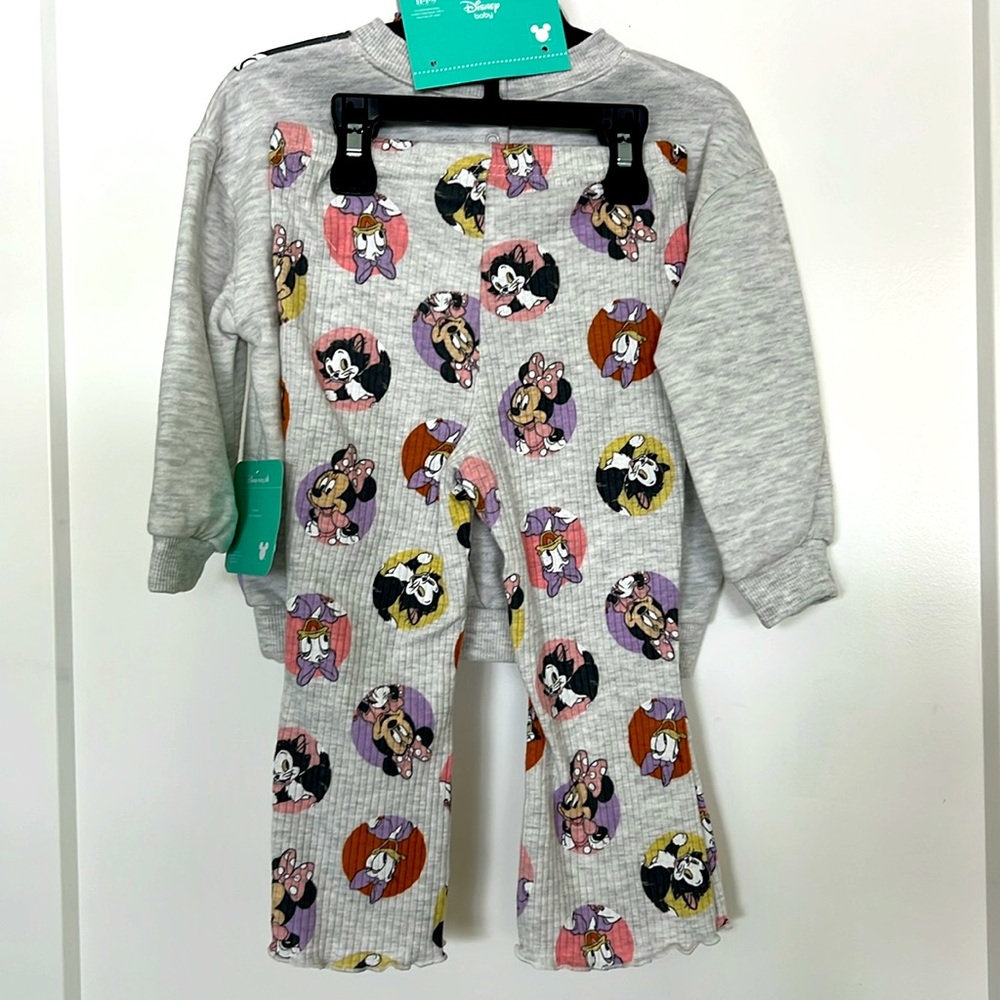 NWT Character Baby Girls Long Sleeve Top, Headband & Leggings Set. Size 24M - Picture 3 of 5